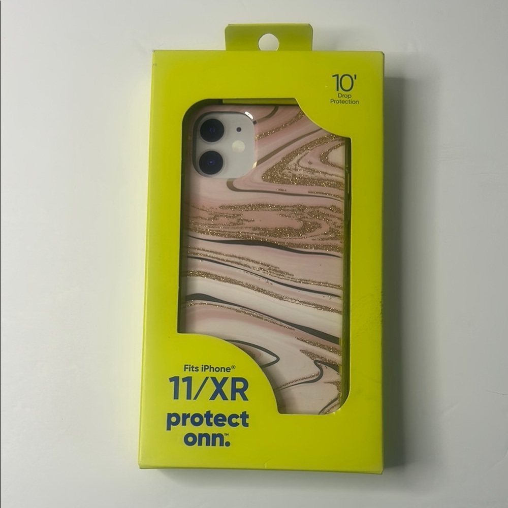 On Running Pink and Gold iPhone Case for iPhone 11/XR